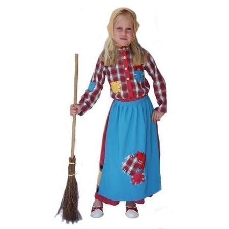 Verkleedkleding Kleurrijke heksen kostuum voor kinderen