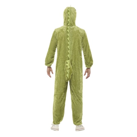 Krokodil onesie kostuum voor volwassenen
