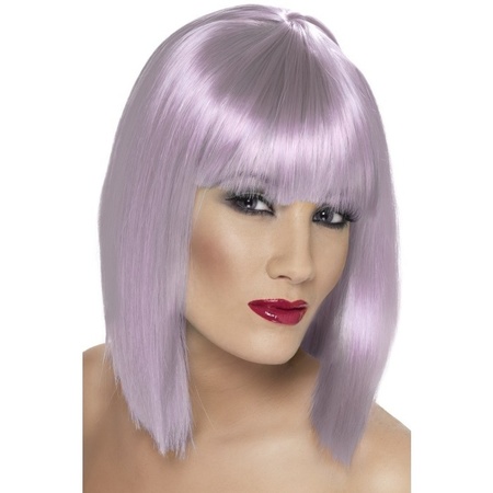 Lilac wig for women
