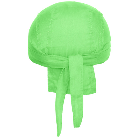 Lime groene hoofddoeken uni 1