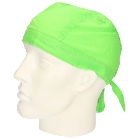 Lime groene hoofddoeken uni 1