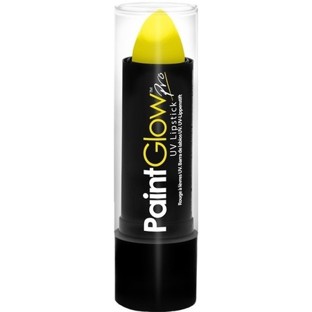 Lippenstift/Lipstick - neon geel - UV/blacklight - 5 gram - schmink/make-up