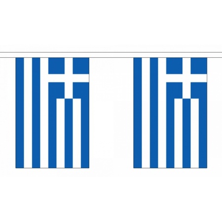 Griekse vlag vlaggenlijnen