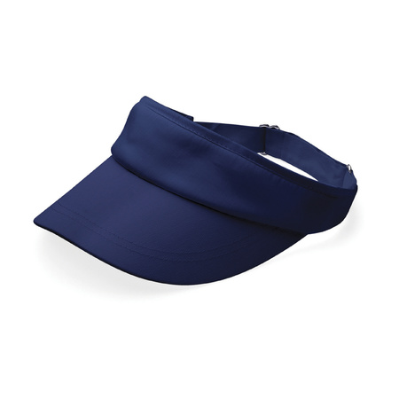 Navy blue sports sunvisor hat for adults