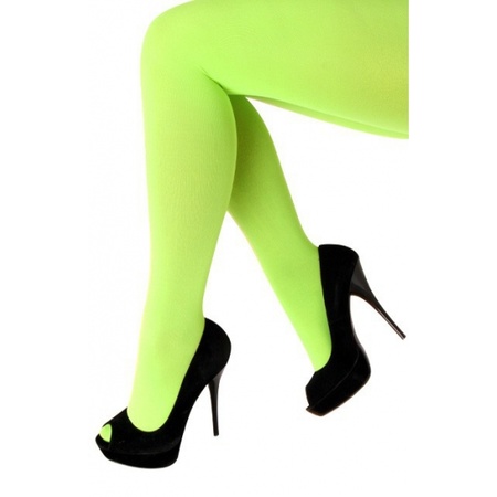 Neon green tights 60 denier