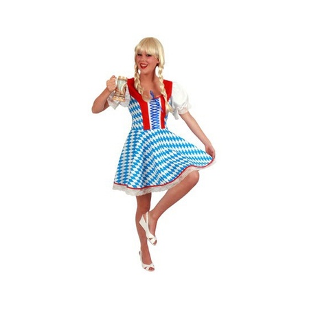 Verkleedkleding Oktoberfest jurk met Bavaria print