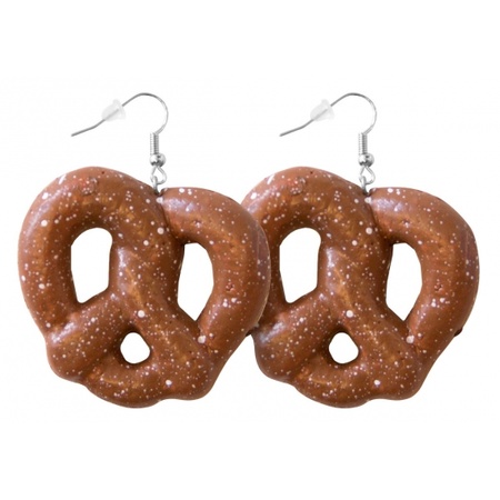 Oktoberfest pretzel earrings