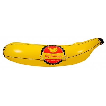 Gele opblaasbare banaan 70 cm