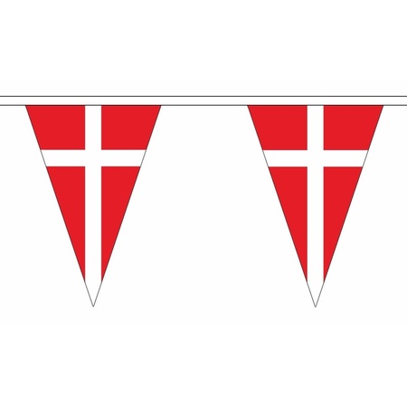 Denmark triangle bunting flags 5 meter