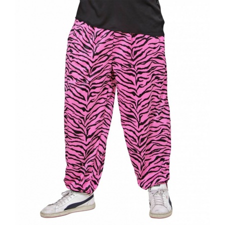 Zebra print broeken voor heren