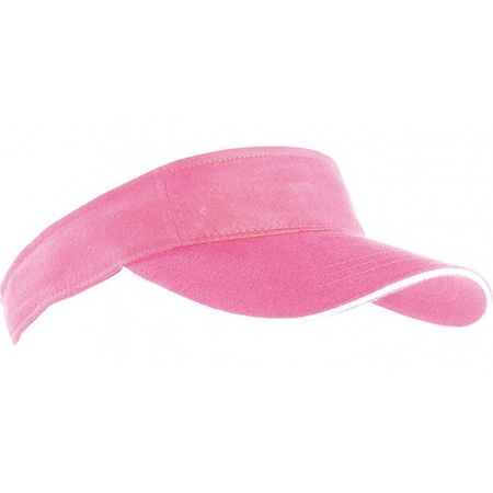 Pink sun visor