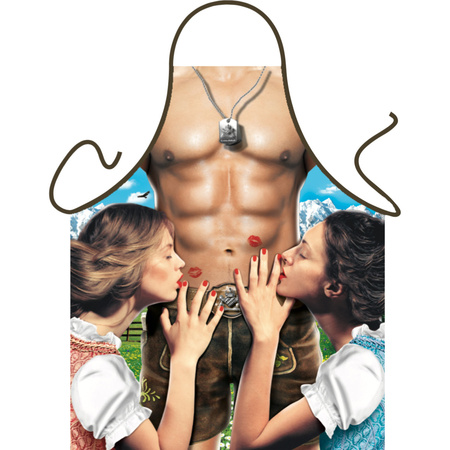 Sexy apron Alpen Man with girls