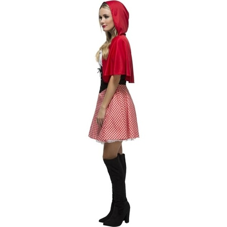 Sexy roodkapje verkleed kostuum/jurkje voor dames