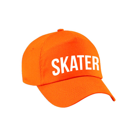 Skater cap orange for kids