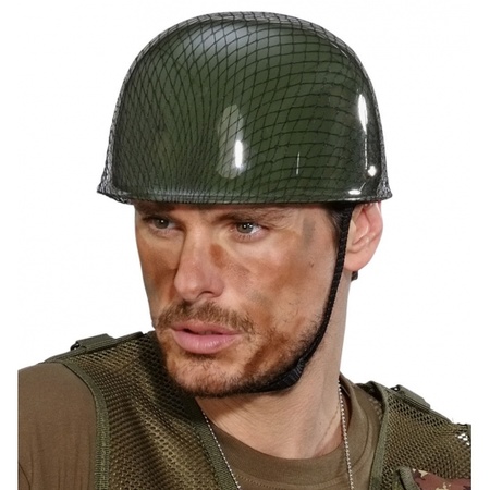 Soldaten verkleed helm voor volwassenen