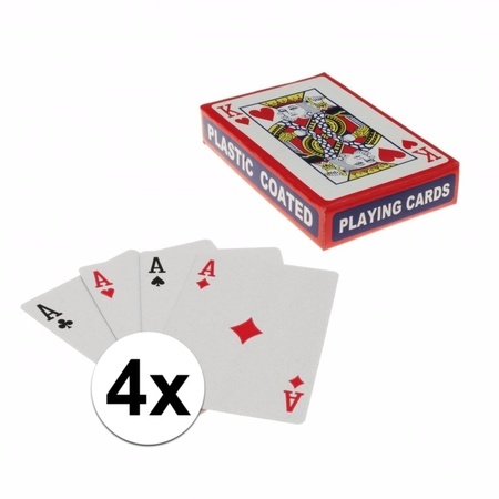 Playing cards 4 sets