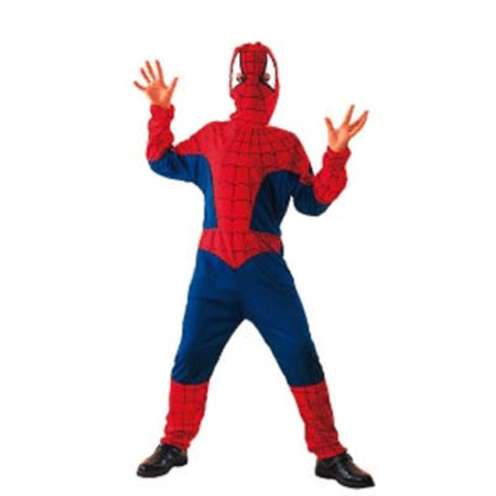 Spider hero costume size L with spiders for kids