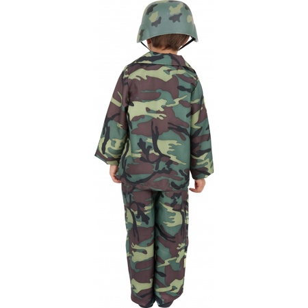 Verkleedkleding Stoer leger kostuum voor kinderen
