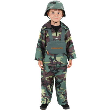 Verkleedkleding Stoer leger kostuum voor kinderen