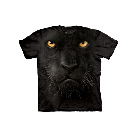 Zwart luipaard T-shirt voor volwassenen
