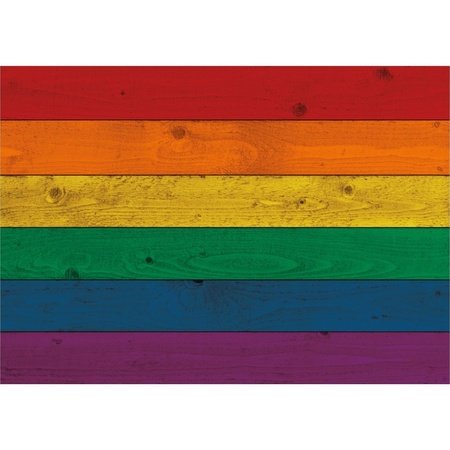 Rainbow flag poster 84 x 59 cm