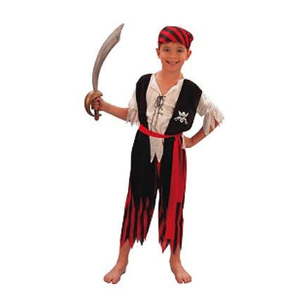 Pirates costume size M with sword for kids