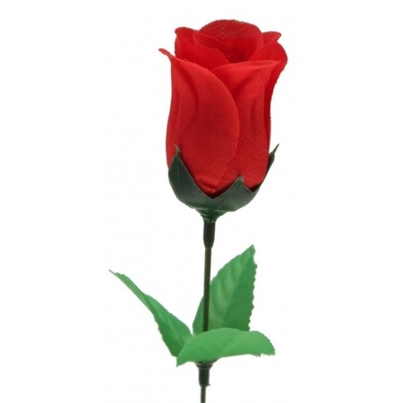 Roos rood 45 cm Kunstbloemen