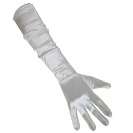 Verkleed Witte handschoenen gala