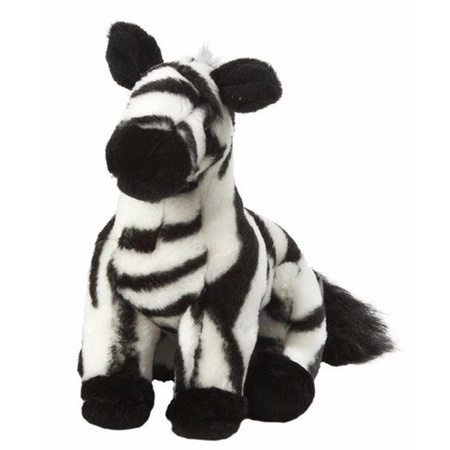 Speelgoed knuffel zebra 18 cm