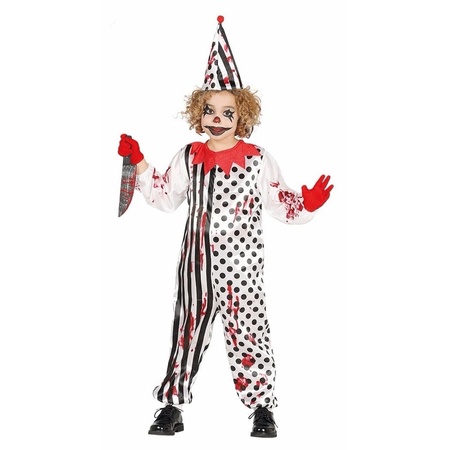 Zombie murderer clownsuit for kids