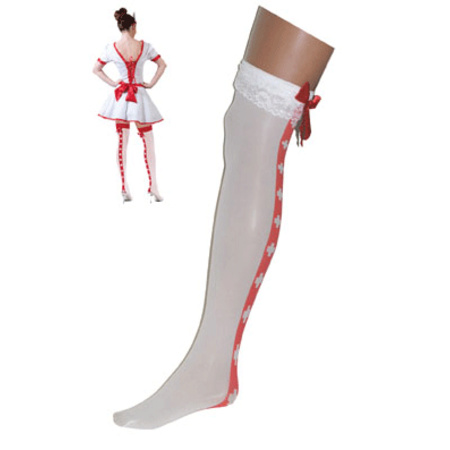 Overknee stockings nurse