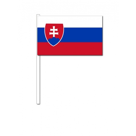 Slowakije zwaai vlaggetje van papier