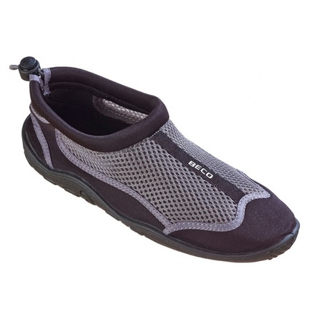 Black neoprene water shoe for men