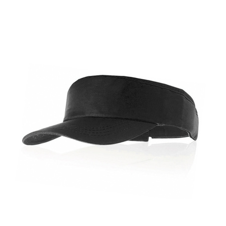 Black sunvisor hat for adults