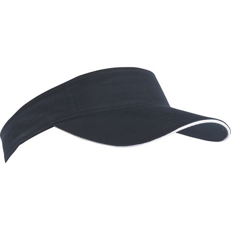 Black sun visor