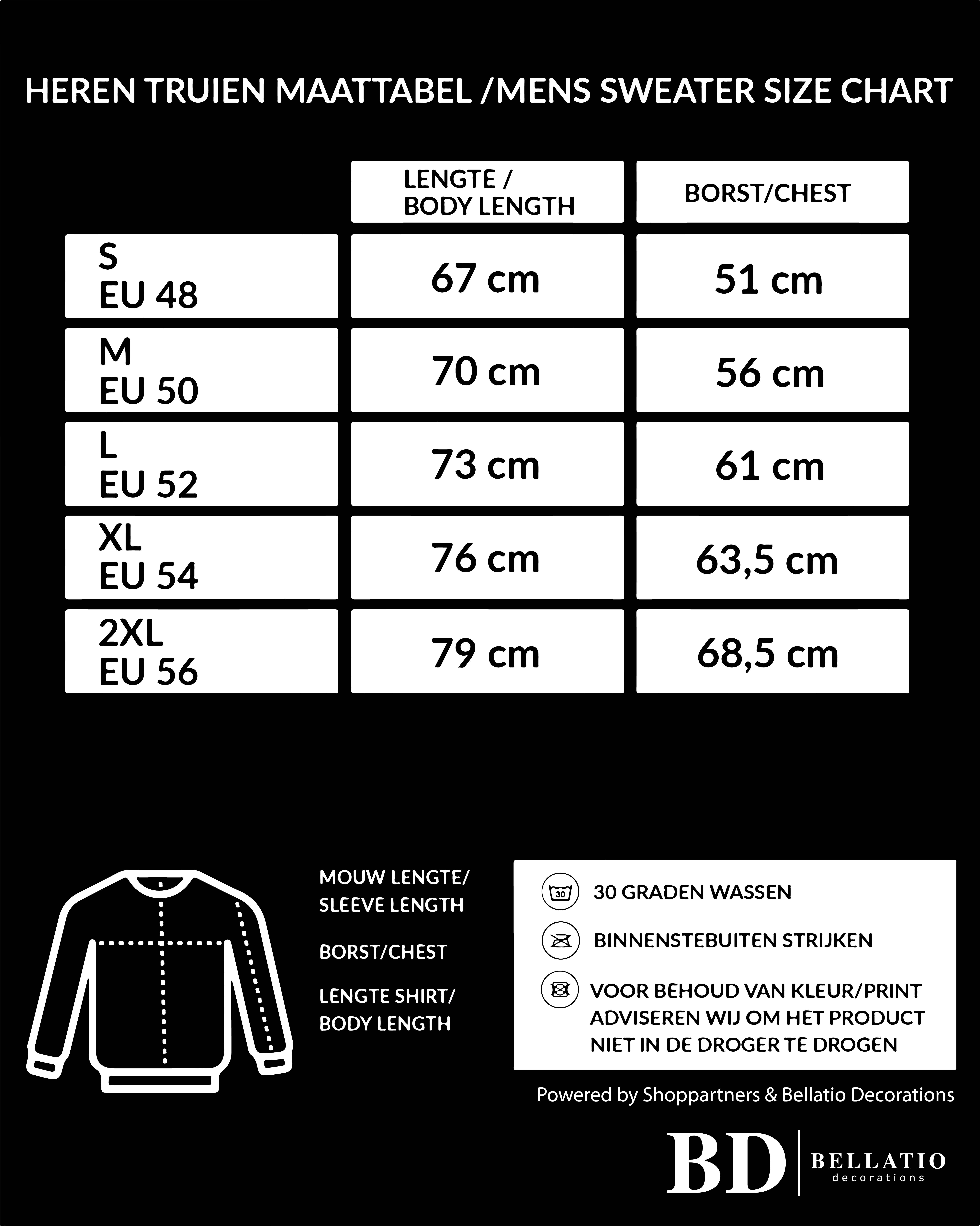 Holland landen / voetbal sweater zwart heren